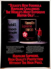 Vintage Texaco Havoline Supreme Motor Oil Bob Hope Ad Magazine Print