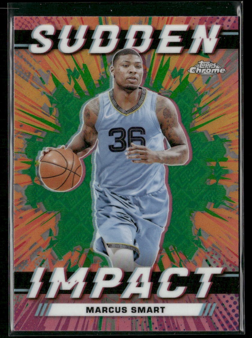 Marcus Smart 2023-24 Topps Chrome Sudden Impact Refractor Green Topps #SI-16