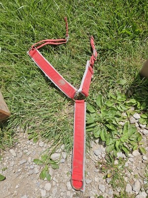 Fabtron Red Nylon Western Horse Breast Collar Heavy Duty Equestrian Tack USA