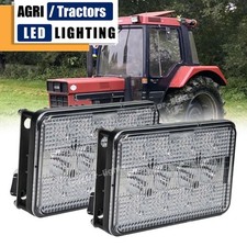 2x Led Conversion Headlight Re56964 For John Deere Tractors 6200,6300,6400,6500