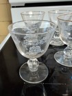 Set of 4 Homer Laughlin Queen Esther Liquor Cocktail Glasses Vintage Glassware — photo 4