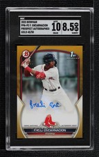 2023 Bowman Gold Border 45/50 Freili Encarnacion #PPA-FE SGC 8.5 Auto 13x7