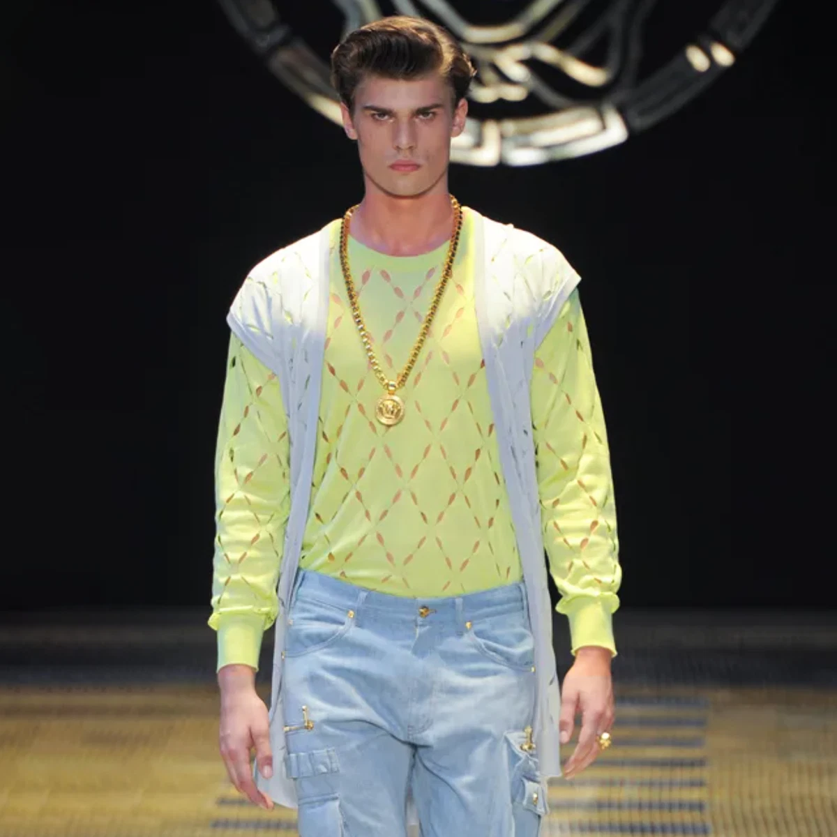 Pistachio green sweater store
