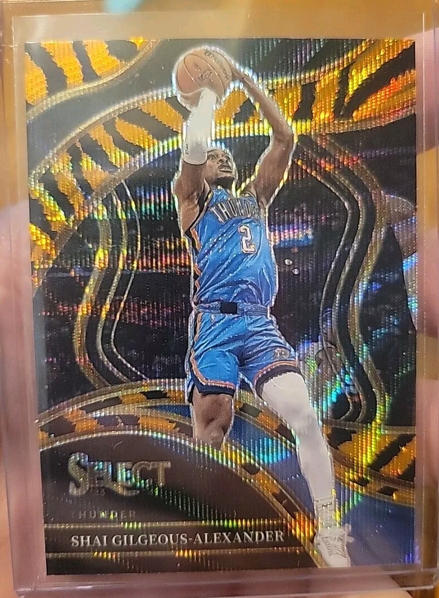 🔥🔥2023-2024 Select Courtside Tiger Prizm Shai Gilgeous-Alexander #257 SSP🔥🔥