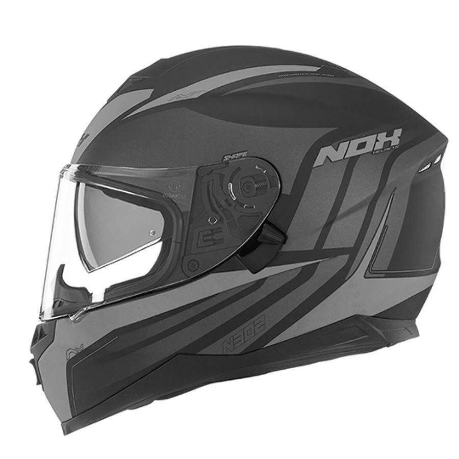 Casque intégral Nox N302 Shape pour éviter la buée et les reflets du soleil