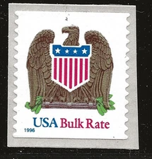 US Scott #2907, Single 1996 Eagle & Shield VF MNH