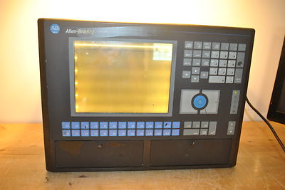 Allen Bradley 6180-AEDBFCAGACZ Ser. A Industrial Computer powers up, sold as-is