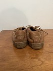 Minnetonka Womens Size 9 Beig Leather Slip On Boat Shoes Loafers Moccasin — photo 4