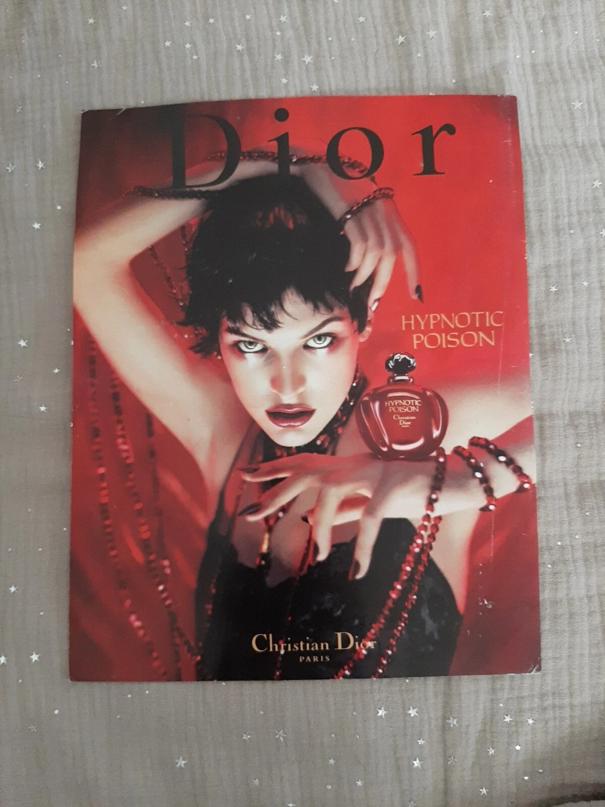 Publicité papier Parfum. Perfume Ad C. Dior Hypnotic Poison de 1999