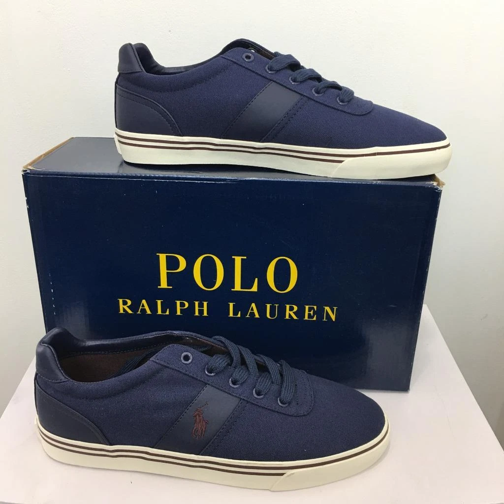 NEW Polo Ralph Lauren Hanford SK VLC Canvas Shoes Size 10.5D NIB