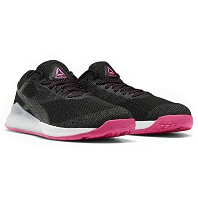 Reebok Women's Nano 9 Cross Trainer Sneaker H00758 Black/Pink Size 5M