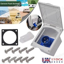 Motorhome Main Inlet Socket Plug Hook Up Covers For RV Camper Car 220V-240V 16A