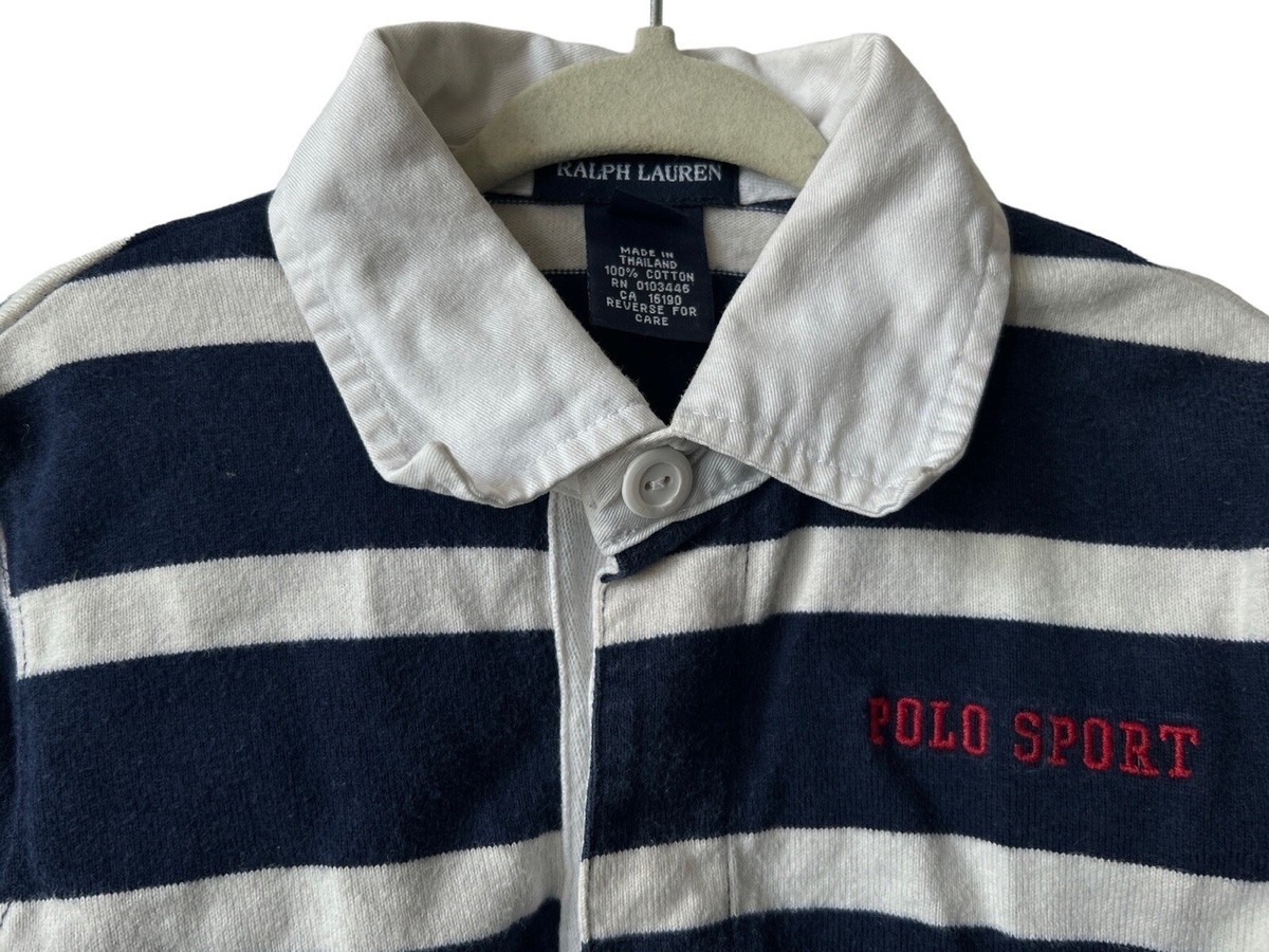 トップス Polo Ralph Lauren 90s Hood Rugby Shirt Polo Ralph Lauren 90s Hood Rugby Shirt