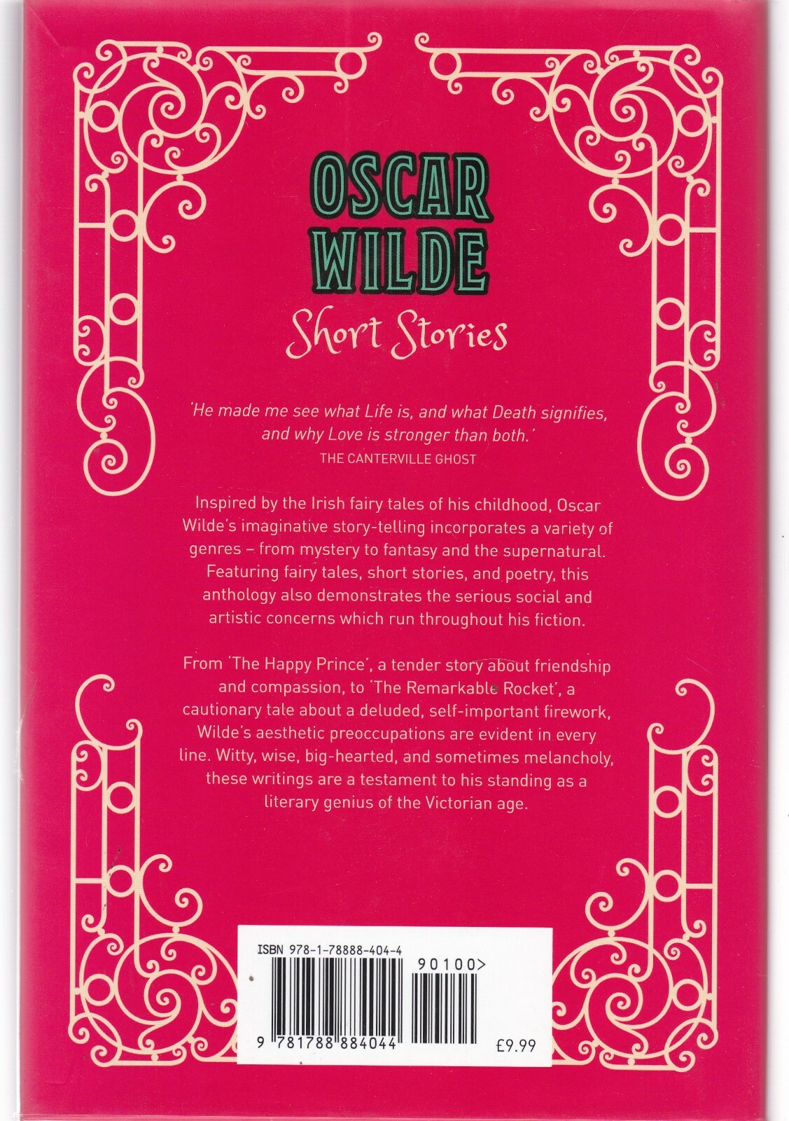 Oscar Wilde Short Stories Hardcover Book 9781788884044 For Sale