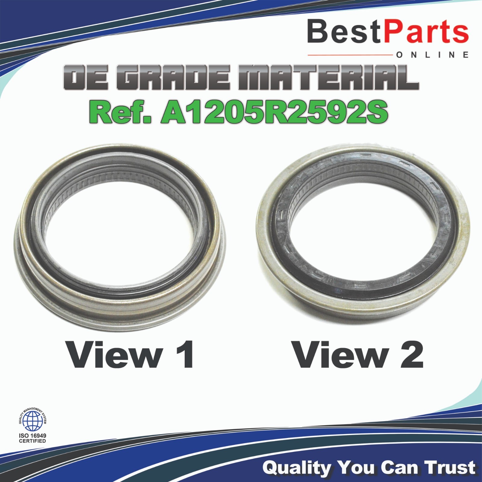 Oil Seal Ref. 100494 A1205R2592 A1205X2728 E5HZ4573A 32500 Fluoro ...