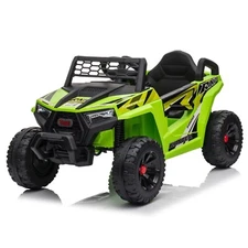 TOBBI 12V Kids Electric UTV Toy Battery Powered Off-Road Car with LED Lights