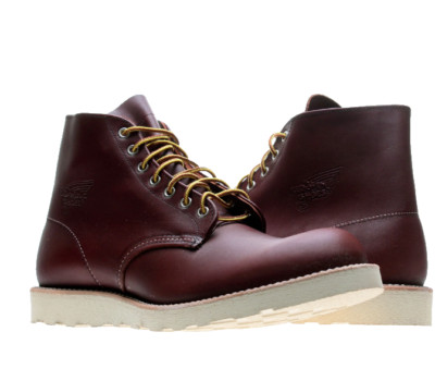 靴 RED WING 9105 USED Red Wing Heritage 9105 6-Inch Classic Round Men's Boots Size 6.5D