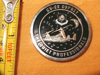 CV-22 FWB-SOF Osprey, Support CTR/ AF 60th Anniversary Authentic Challenge Coin