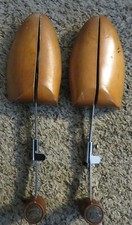 Vintage Florsheim Solid Wood Shoe Trees Adjustable Size 4