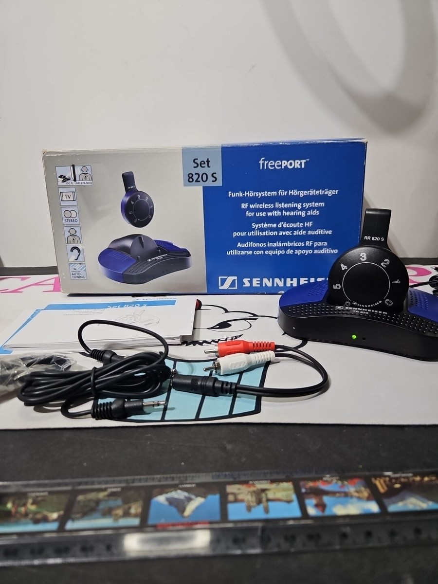 Sennheiser Freeport Set 820 S Wireless RF Listening System Use
