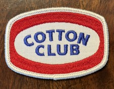 Patch brodé vintage années 70 Cotton Club Soda Pop Cola Cleveland Ohio