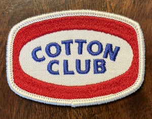 Vintage 1970’s Cotton Club Soda Pop Cola Embroidered Patch Cleveland Ohio