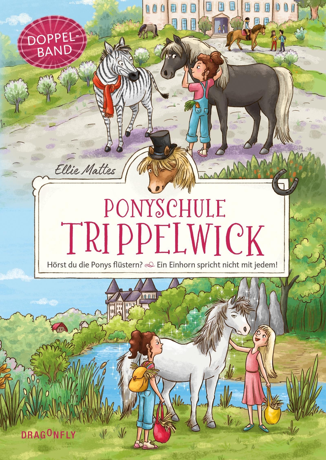 Thumbnail - Ponyschule Trippelwick Doppelband (enthält Die Bände 1: Hörst Du Die