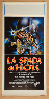 LOCANDINA, LA SPADA DI HOK-Hawk the Slayer MARCEL, PALANCE, TERRY, FANTASY