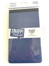 Simple Stories Navy 4" x 6" Sn p Flipbook with 10 Pocket Pages