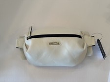 Nautica Belt Bag - White -NWT With Red Blue Belt Includes Dust Cover