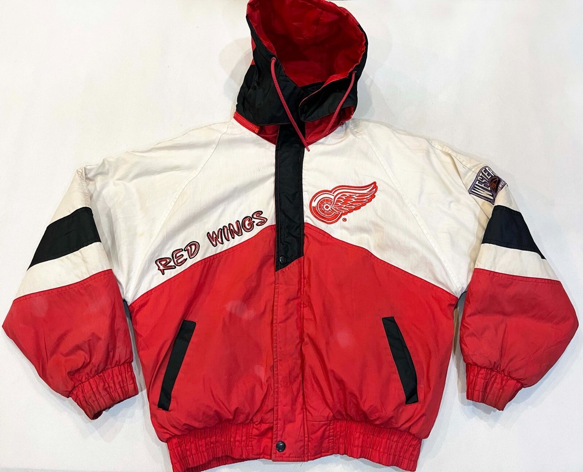 Vintage Pro Player NHL Detroit Red Wings Full Zip Hoodie