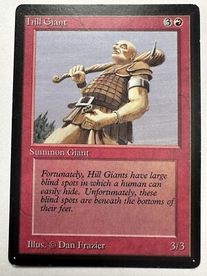 Hill Giant [Beta Edition] MTG Lightly Played Magic The Gathering