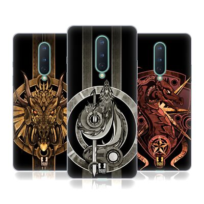 HEAD CASE DESIGNS MEDIEVAL DRAGON EMBLEMS GEL HANDYHÜLLE GOOGLE ONEPLUS HANDYS