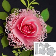 DDeehs Scrapbooking Die Cuts, Merry Christmas Wedding Flower Leaf Cutting Die...