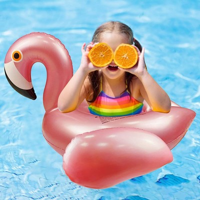 22'' Flamingo Swimming Floats Inflatable Pool Raft Float Swim Ring For Kids Baby