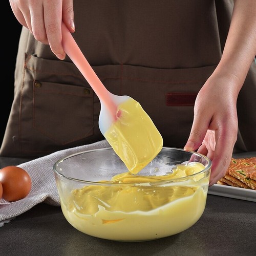 Spatule antiadhésive grattoir pâtisserie en silicone - outils pour gâteaux - Photo 2/10