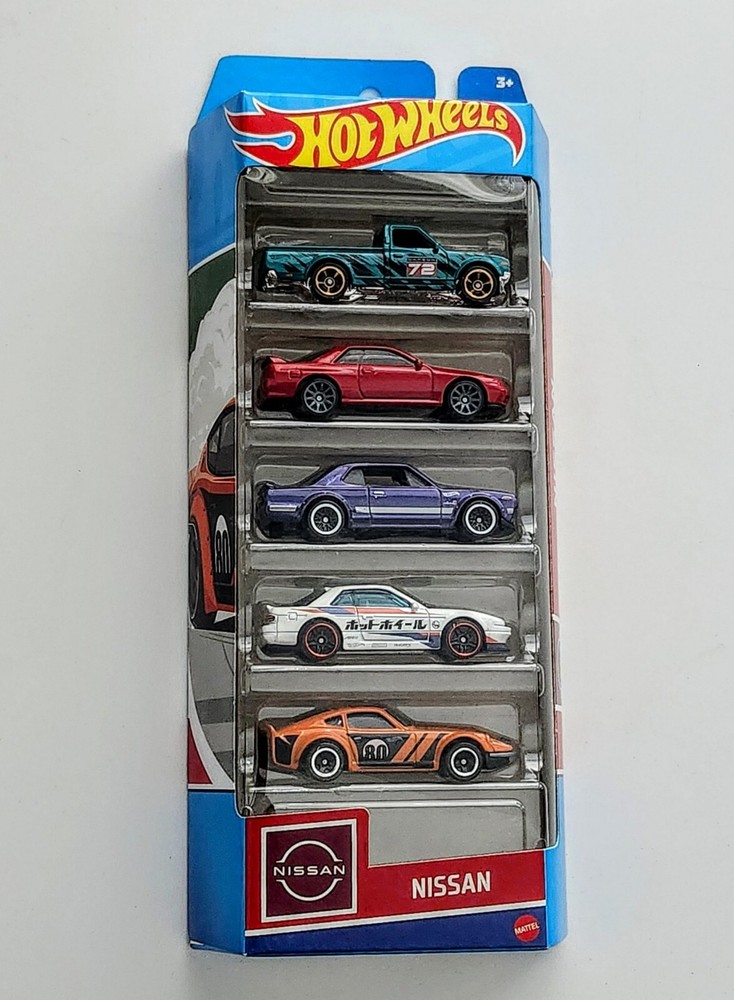 2023 Hot Wheels Nissan 5 Pack HW Mainlines