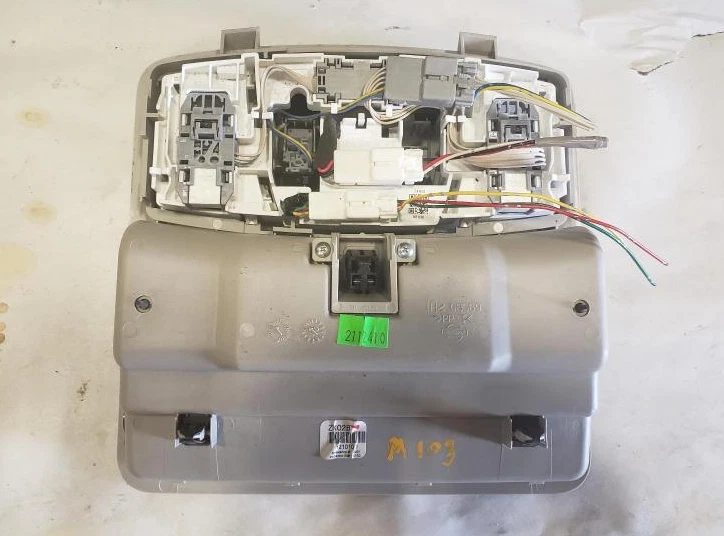 Серая верхняя консоль на крышу для Nissan Altima 2010-2012 годов выпуска - Изображение 2 из 2