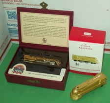 Hallmark Lot 700E J-1E Hudson Steam Pennsylvania Torpedo Lionel Trains Ornaments
