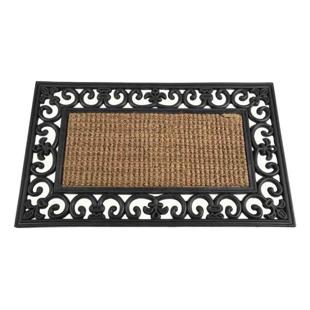 SIENA HOME Gummimatte Gazelle eckig 45 x 75 см GummiKokos schwarznatur 3890₽