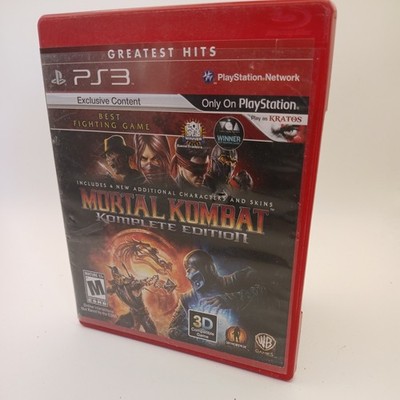 Mortal Kombat Komplete Edition PS3 Video Game Fighting Multiplayer - no manual 