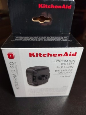KitchenAid Go Cordless System Lithium Ion Battery 12V  NEW Sealed Box
