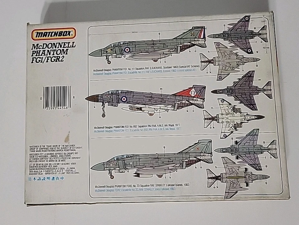 Matchbox Phantom FG1/FGR2 1/72 Scale Model Kit No. Pk-412 - Image 2 of 4