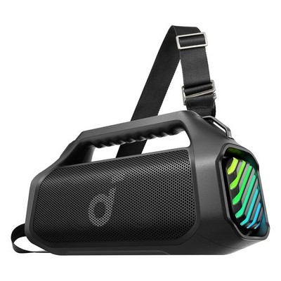 Soundcore Boom 2 Pro tragbarer Lautsprecher schwarz IP68 beleuchtet 20h Akku