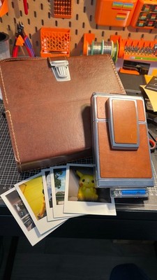 Polaroid SX-70 Model 1 - SX70R PCB, PolaVolt Mod, I-Type Ready + Original Tasche