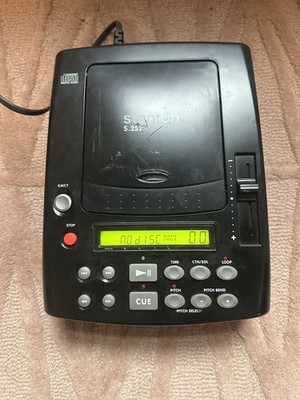 Stanton S-250 Tabletop Pitch Control CD Player DJ Equipment S.250 Power Tested