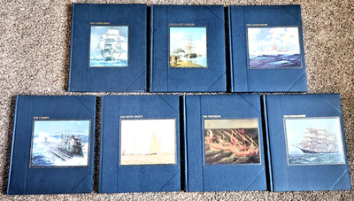 The Seafarers Time Life Books History Hardcover Set of 7 Nautical Sailing Books