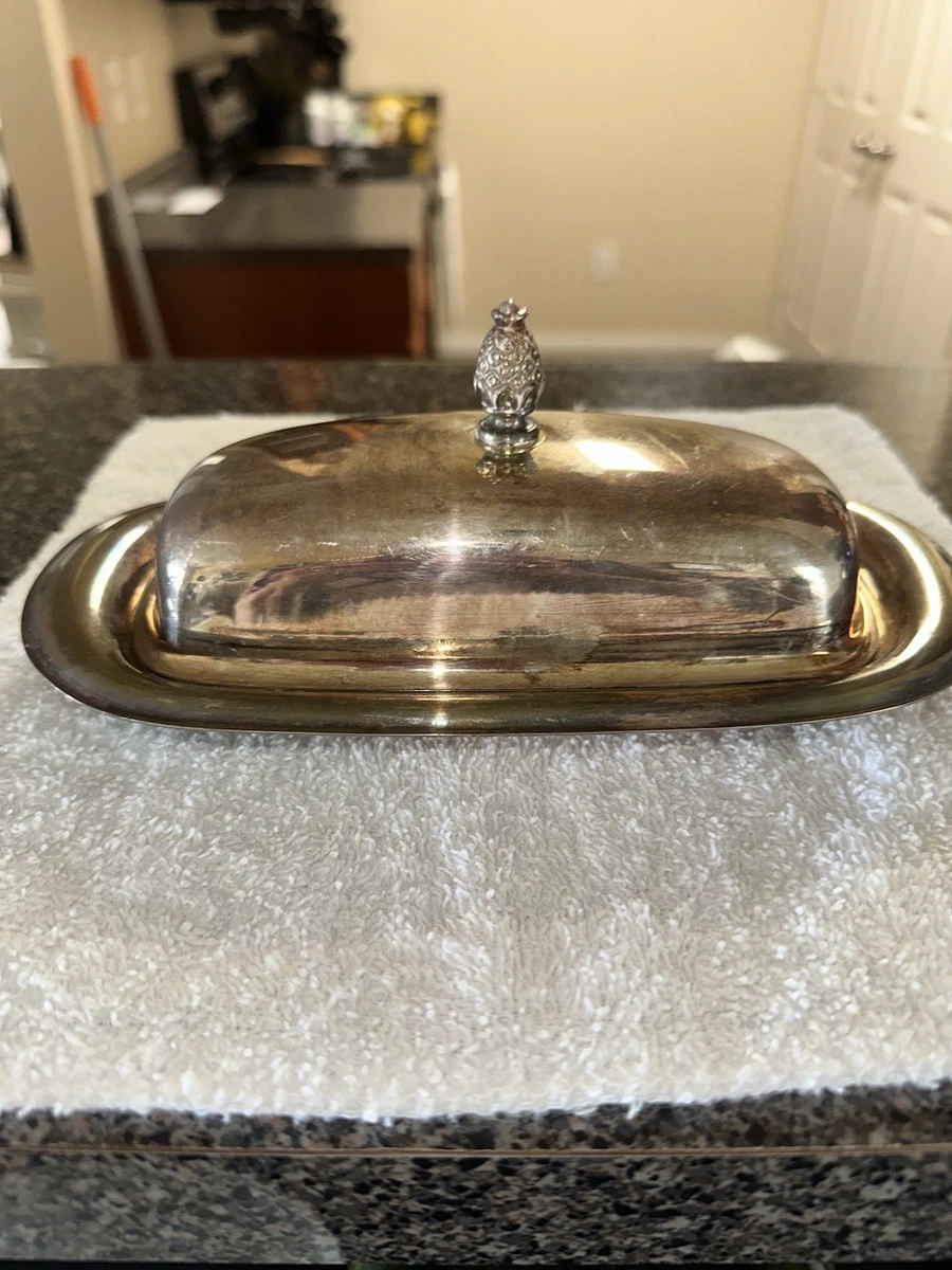 Wm. Rogers & Son Antique US Silver-Plated Butter Dishes for sale