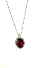 Red Alert Pendant Touchstone Crystal By Swarovski