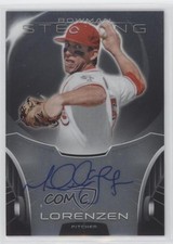 2013 Bowman Sterling Prospect Auto Michael Lorenzen #BSAP-ML Auto 3c7
